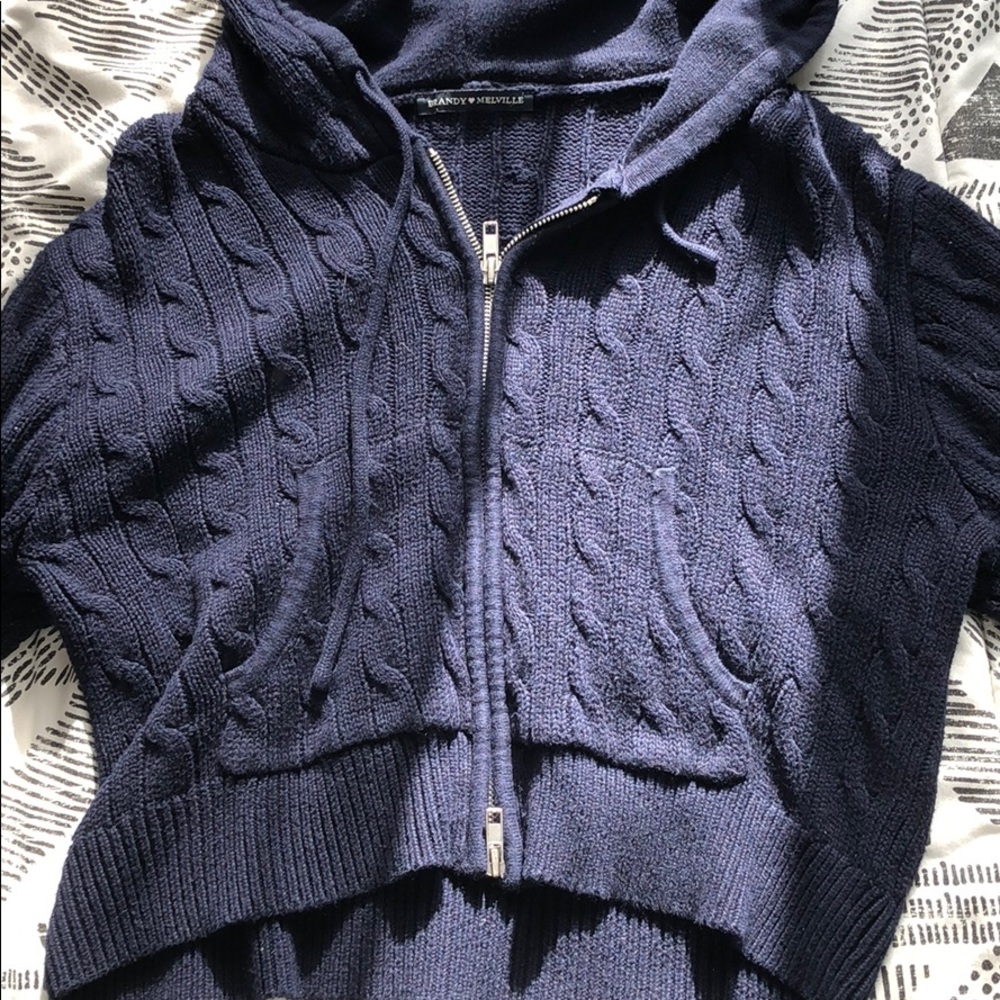 brandy cropped sweater